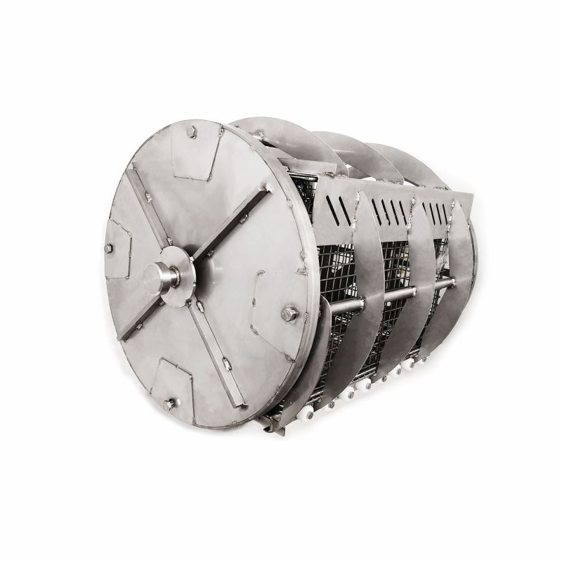 Rotary Drum for Stainless Steel Wire Baskets