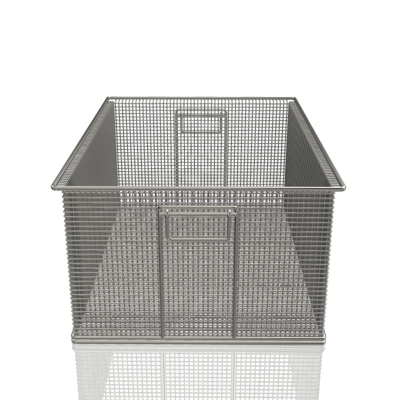 Wire mesh baskets with STACKABLE frame 1