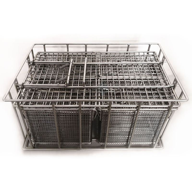 Washing Racks with Wire Baskets