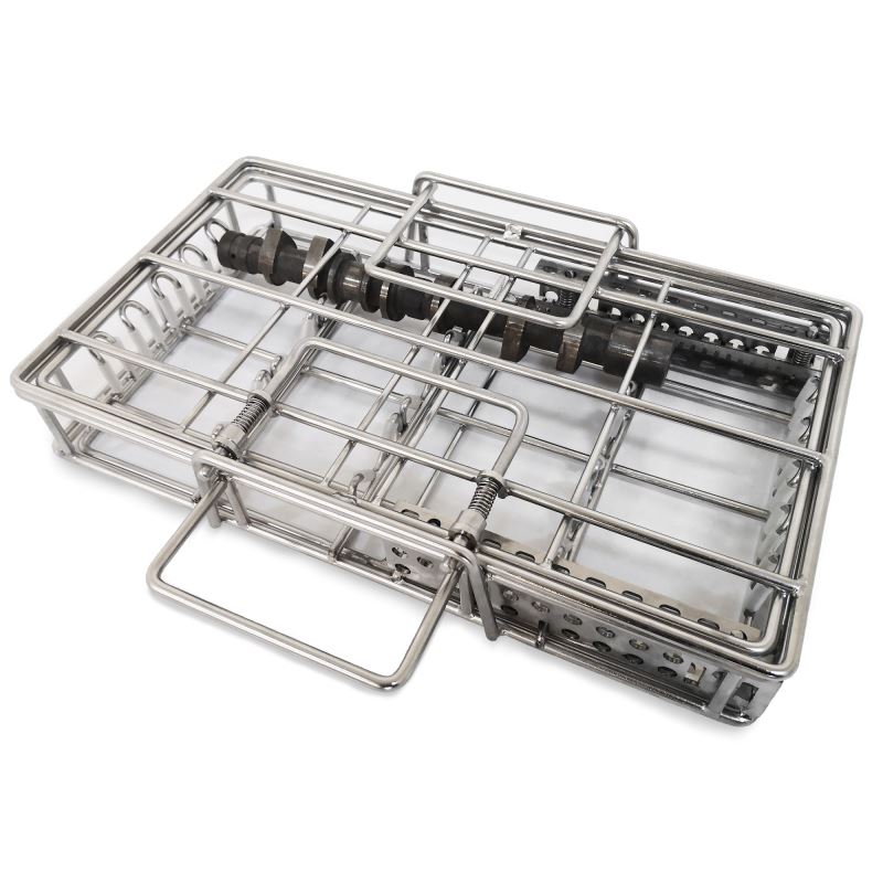 Stainless Steel Cleaning Rack for Wire Baskets