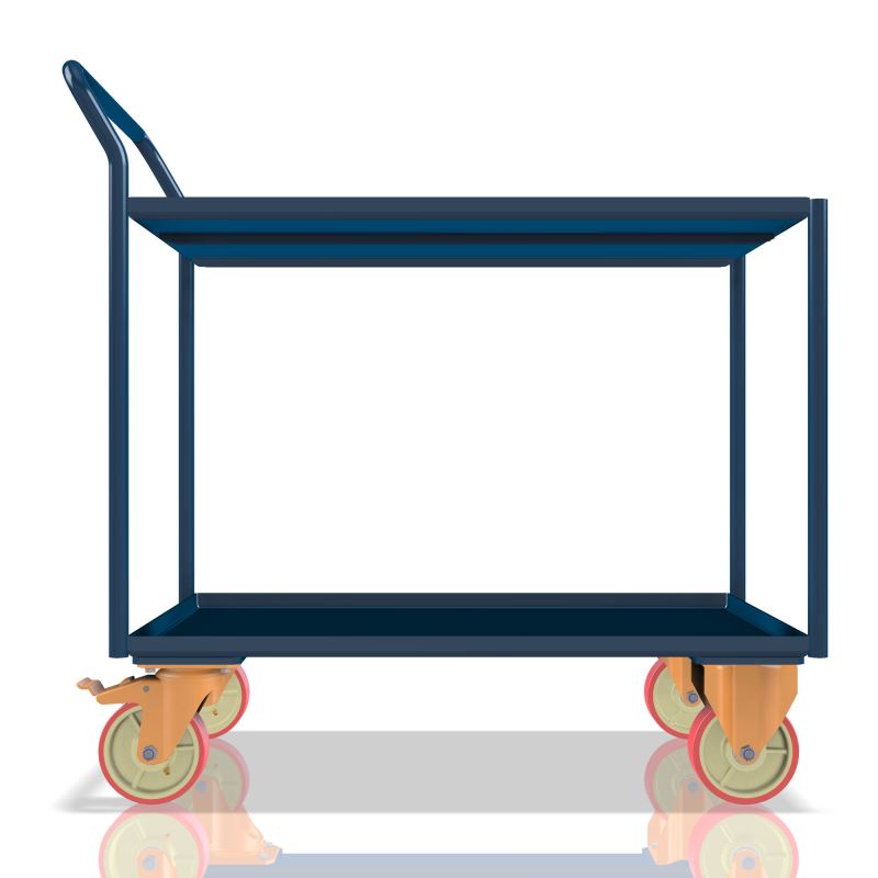 Leichte Tischwagen mit 2 Etagen (94x60cm) 1000 kg