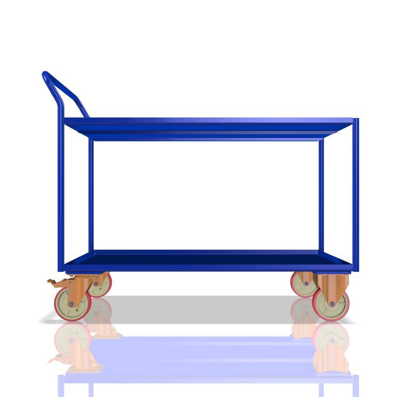 Malzeme Taşıma Arabası - 2 Katlı (119x77cm) 1000 kg