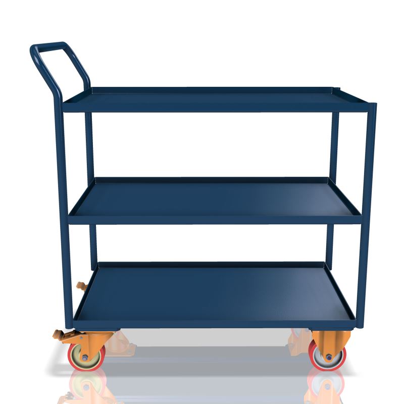 Table trolley with 3 shelves (119x77cm) 500 kg