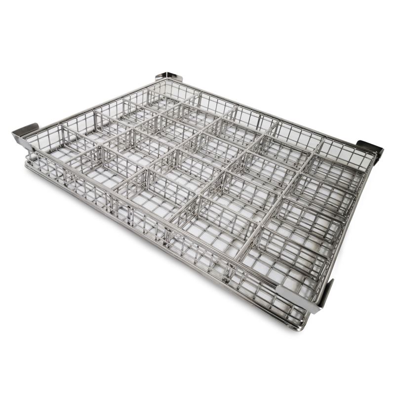 Stainless Steel Baskets with Division