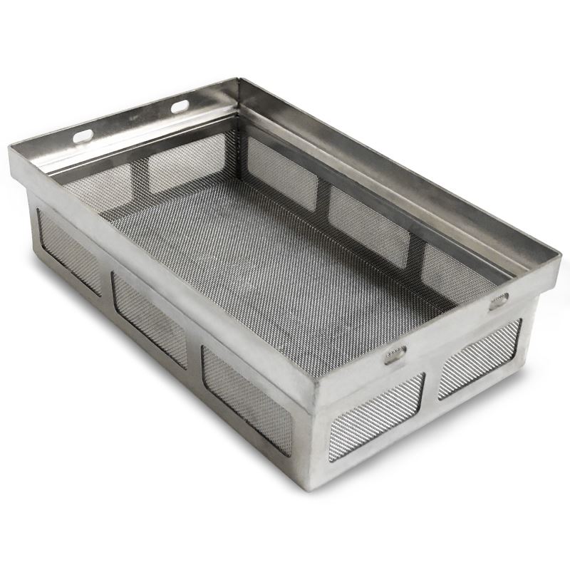Stainless Steel Basket with Adjustable Cover Lid