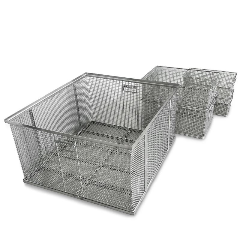 Long Wire Baskets with Angular Frame