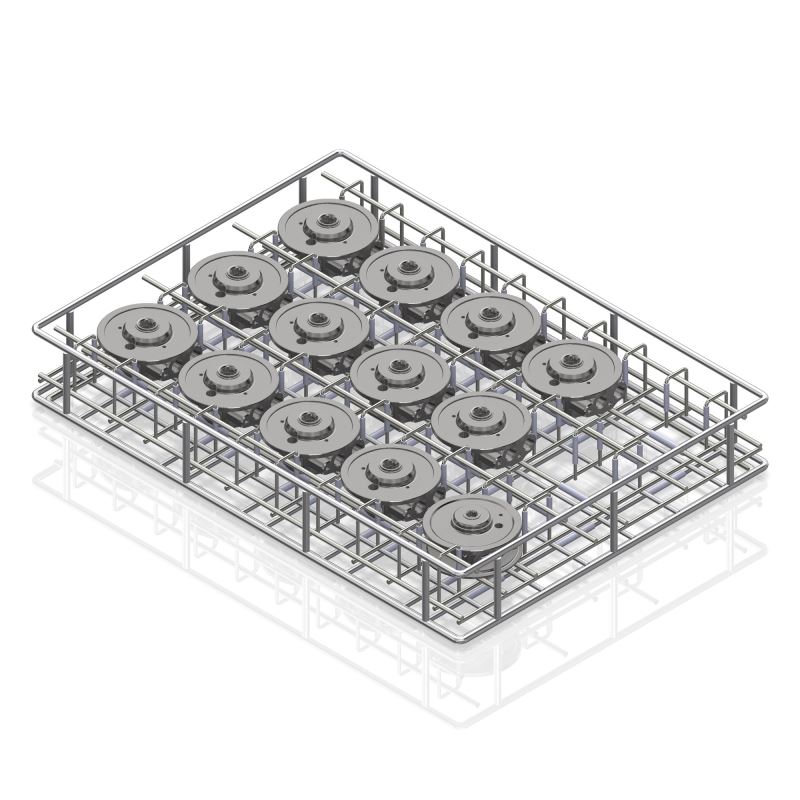 Wire Basket for Cylindrical Horizantal Parts