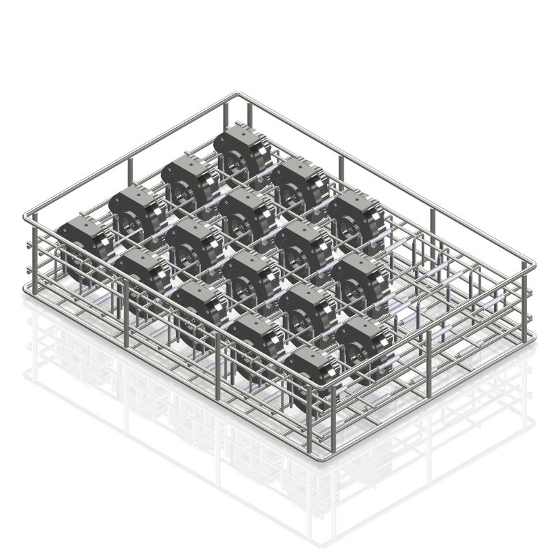 Stainless Steel Wire Basket for Prismatic Parts 