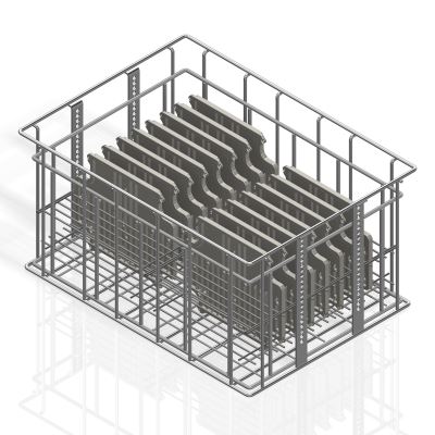 Wire Basket for Discs, Rollers, Sheaves